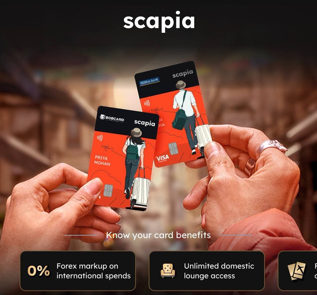 DealBeeOfficial's tweet photo. Apply for the Lifetime FREE Scapia Federal Credit Card๐ฅ๐ฅ
๐ Apply Now: https://t.co/BjvHdkEUhQ
๐ค Why Apply?
โข Lifetime FREE โ No Joining/Annual Fee
โข 0% Forex Markup on International Spends
โข Dual Network: VISA + RuPay
โข Instant Virtual Card
๐ค Top Benefits
โข 4% back on Flights/Hotels via Scapia
โข 2% back on Daily Spends
โข 1% back on โน500+ UPI via RuPay
โข Unlimited Lounge Access on โน20K monthly spend
โข Even existing Federal Bank cardholders are getting approved
โ
โ
Perfect for Lounge Access + Zero Forex Fees