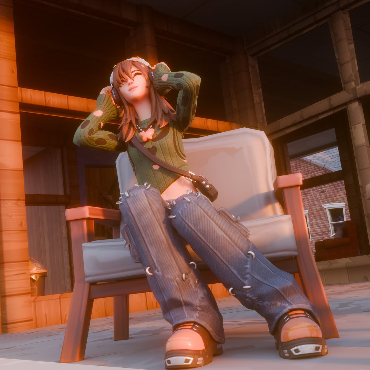 PJ chillin!🎧⭐️#fortnite #fortnitelightrider #fortnitepj #FortniteArt #FortniteFanArt