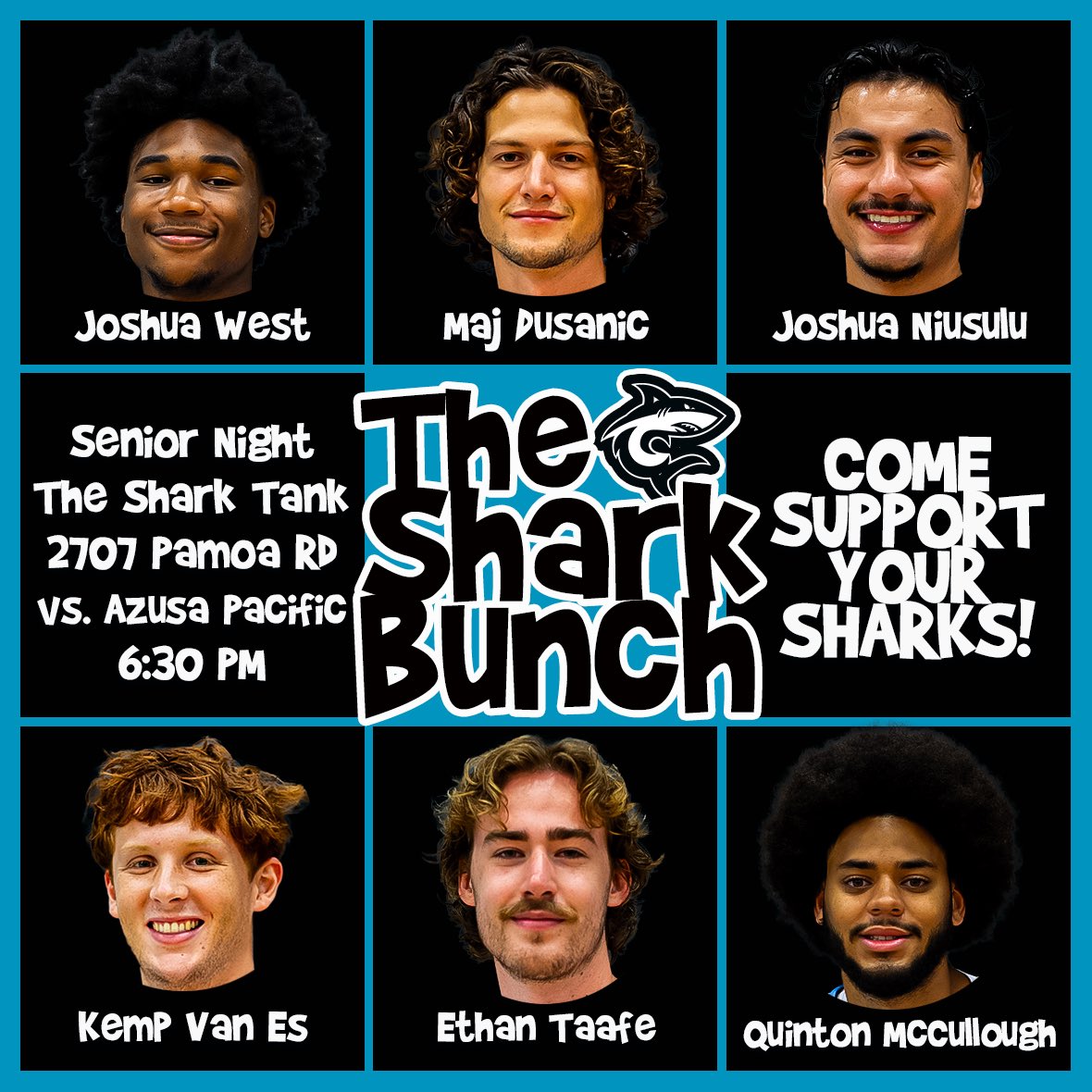 GAMEDAY and SENIOR NIGHT! 🤙

Last one at the Shark Tank!