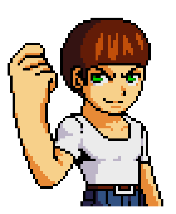 BOS_ofi's tweet photo. For those who don't know, Jake Turner is a character originally created by @wagtrautmann, He was created for a cancelled game called City of Fury, a Streets of Rage fangame. He returned in Battle of the Strongest ZERO, and many characters who came with him will appear. https://t.co/WkL05du7u2