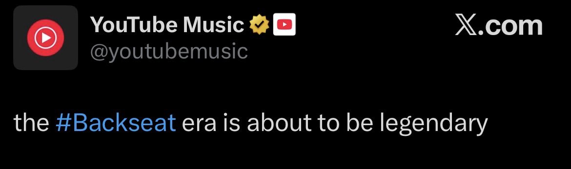 LNGSHOTBRASIL's tweet image. YOUTUBE AVISOU!!!
O YouTube Music comentou na publicação do LNGSHOT sobre o lançamento do MV de BackSeat 👀

“A era #Backseat está prestes a ser lendária.”

#LNGSHOT @LNGSHOT4sho