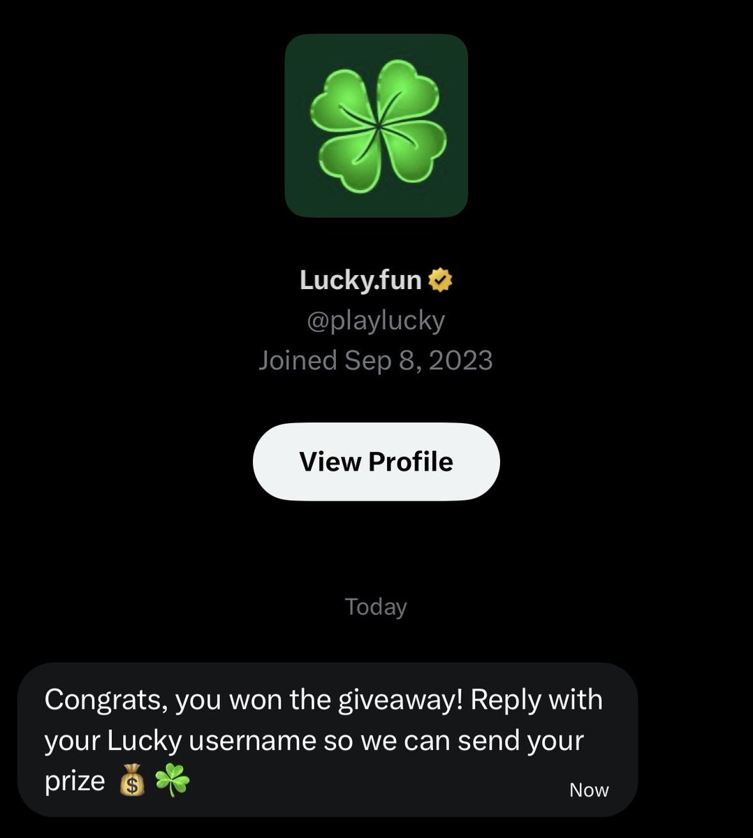 Lucky.fun tweet media