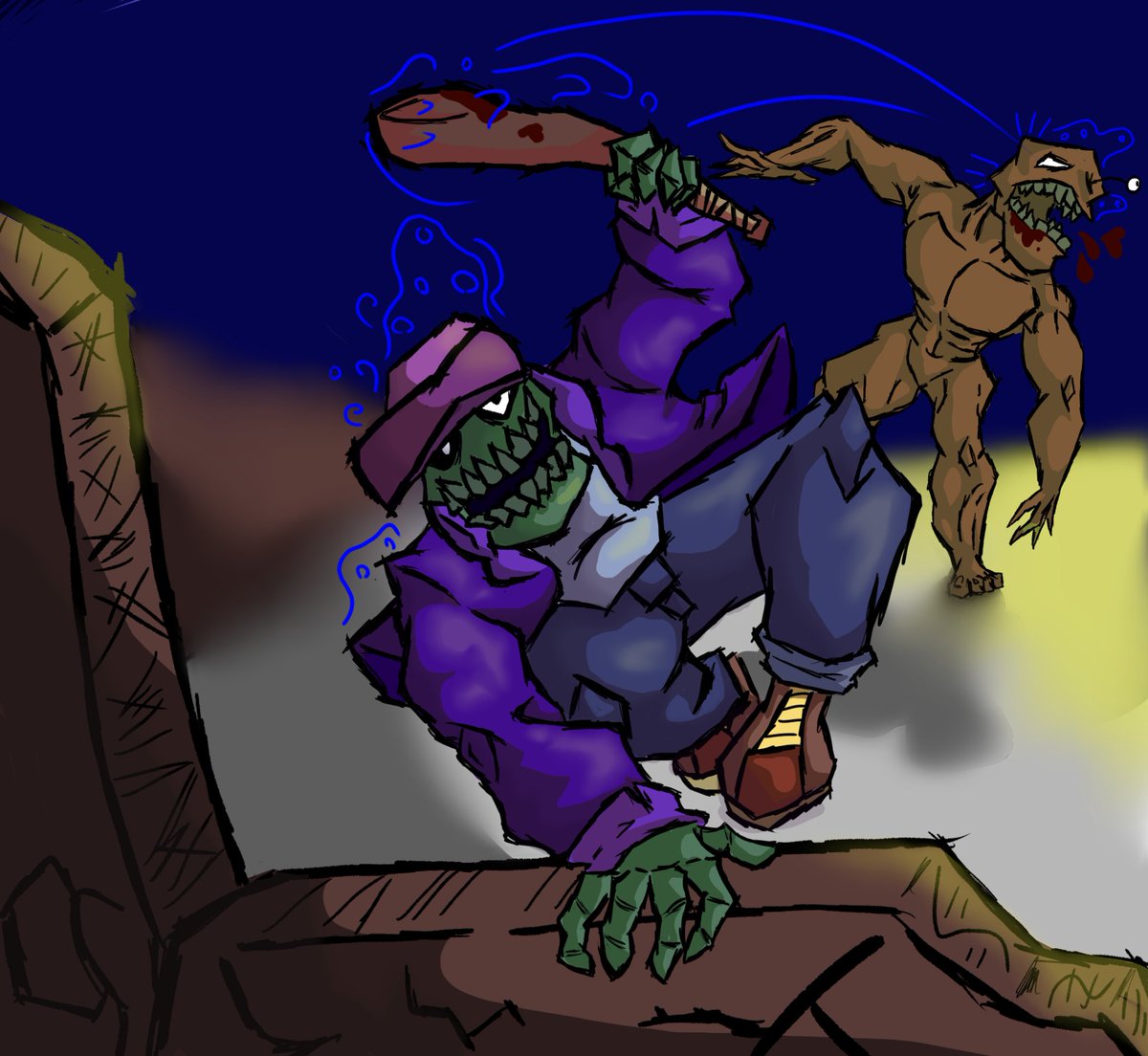 Se llama Darwin, le gustan los ponis 
#art #drawingart #OC