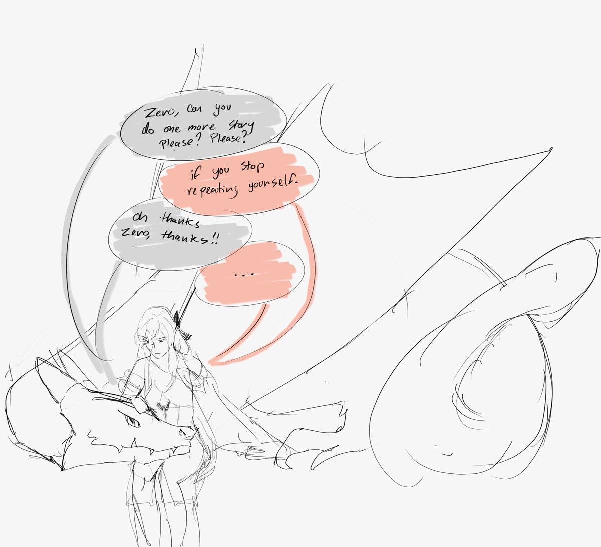 Mikhail zero shenangins #Drakengard3 #DOD3 #ドラッグオンドラグーン3 #zerodrakengard #doodle