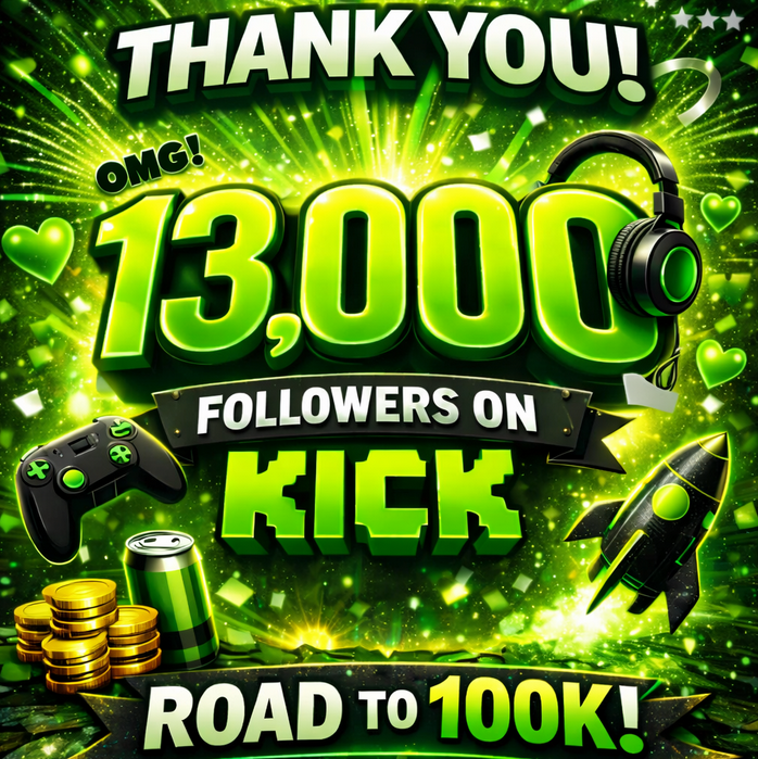 🎁 13k FOLLOWERS ON KICK GIVEAWAY 🎁

Prize: 1 $SOL 👈

• Follow <a href="/Demaux/">Dem</a> &amp; <a href="/Spumpio/">Spump.io</a> 
• Like &amp; RT
• Drop Solana address

Ends in 2 days