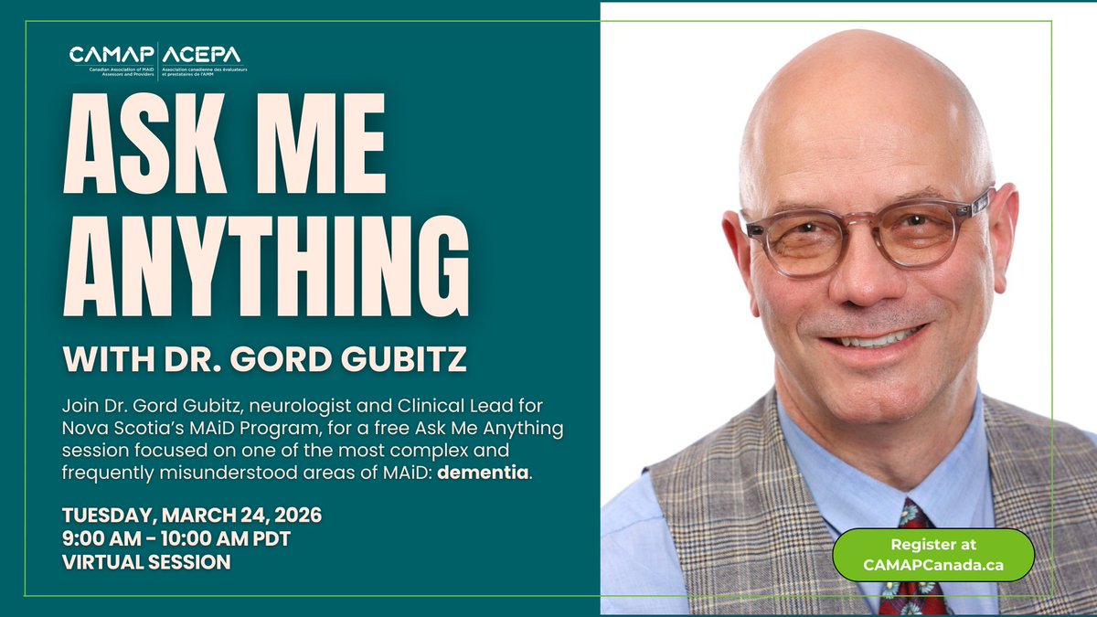 Canadian Association MAiD Assessors and Providers tweet media