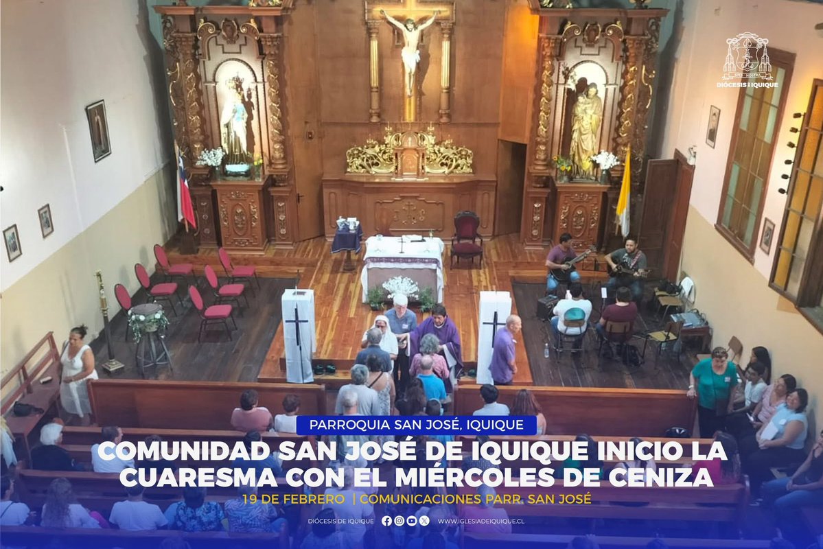 COMUNIDAD SAN JOSÉ DE IQUIQUE INICIO LA CUARESMA CON EL MIÉRCOLES DE CENIZA

NOTA COMPLETA: iglesiadeiquique.cl/noticias/comun…