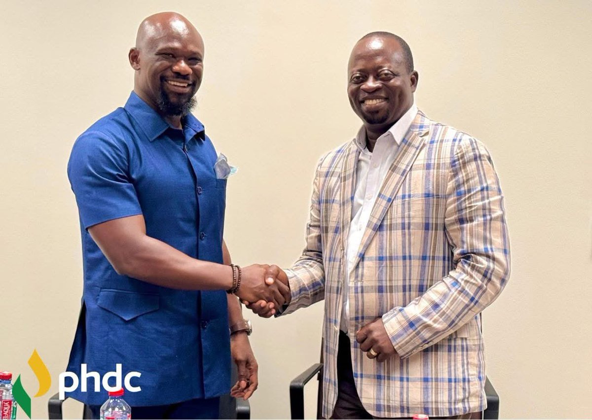 Great_Ona's tweet photo. On behalf of my CEO, Dr Toni Aubynn, I expressed our profound gratitude to the CEO of GNPC, Kwame Ntow Amoah, and his entire management for the immense support and receptiveness they have shown toward PHDC’s bid to collaborate with GNPC.
#PHDC #petroleum #GNPC #oilandgas https://t.co/Ygvgqw1Pxj