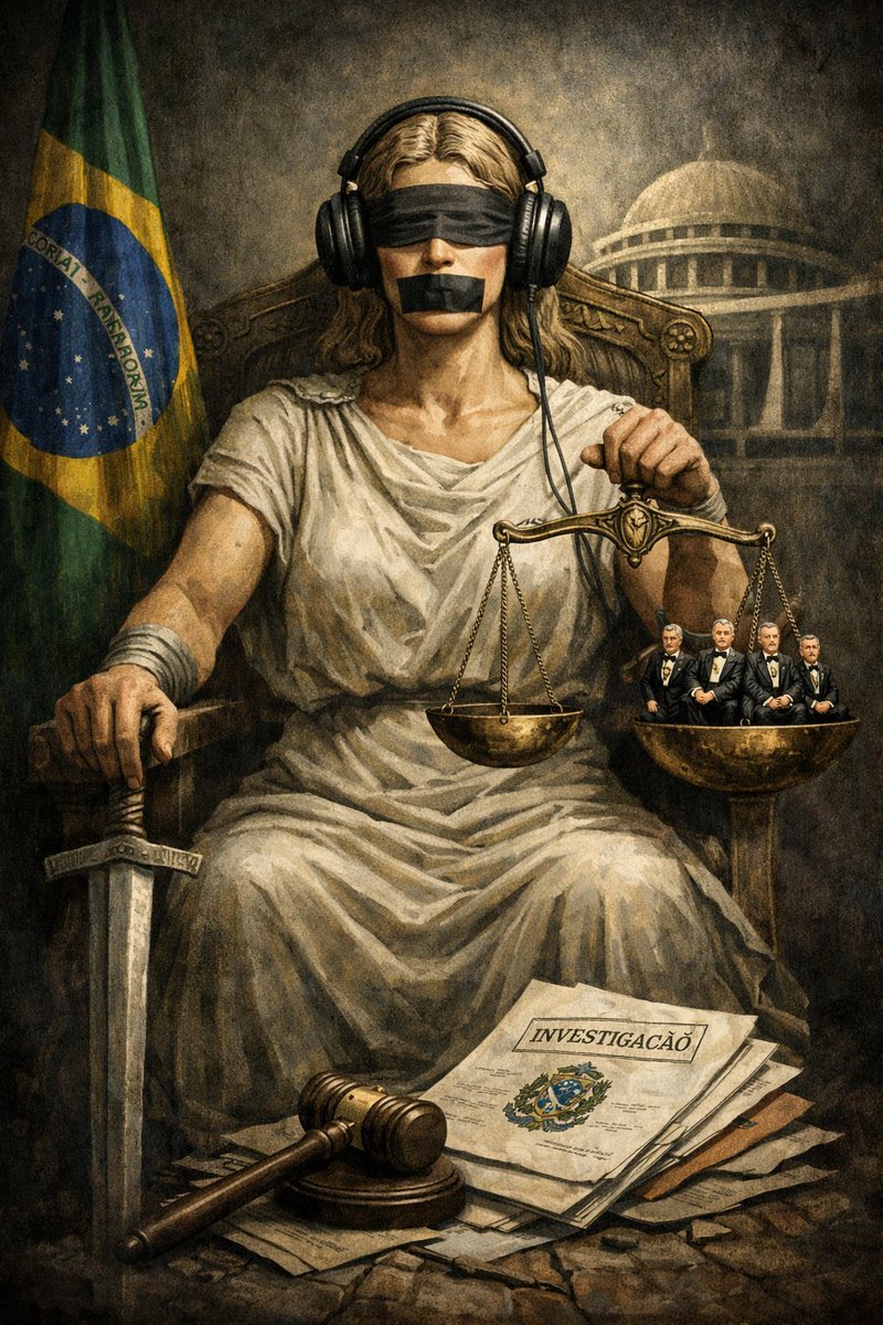 Cega, Muda e Surda, é assim que a lei se comporta quando o assunto é ministros.

No Brasil, quando a Polícia Federal começa a incomodar demais, o problema deixa de ser o fato investigado, passa a ser a investigação.

O relatório sobre as ligações entre Dias Toffoli e o banqueiro