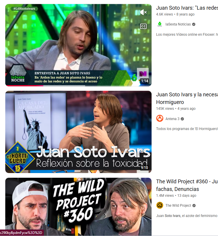 .<a href="/juansotoivars/">Juan Soto Ivars</a> más de 8 años de pelo lacio.