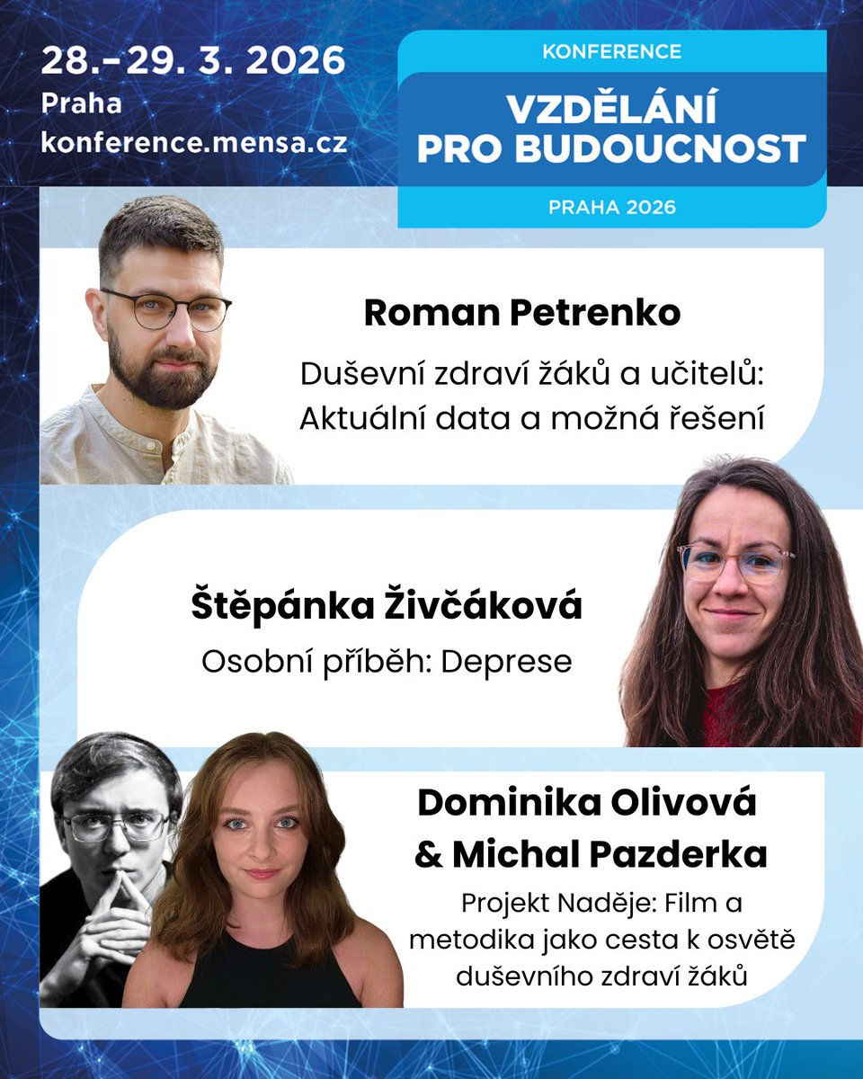 Představujeme další přednášející na konferenci Vzdělání pro budoucnost (28. - 29. 3. 2026, Praha).