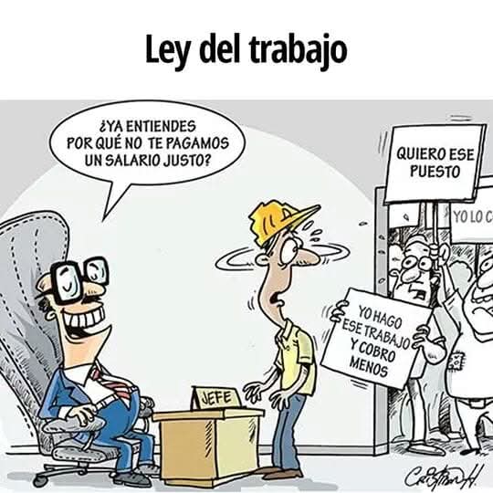 El ejército de reserva del que hablaba Marx. Para que el capitalismo exista se necesita miseria humana.