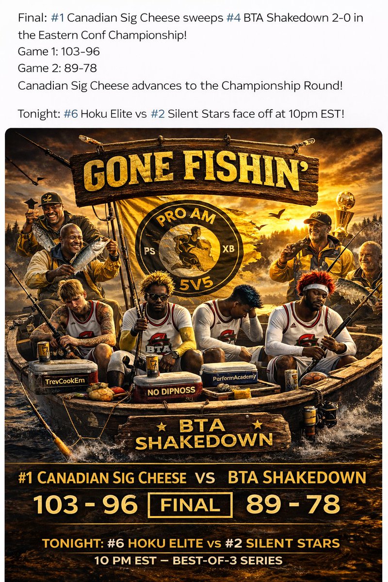 PRO AM 5V5 tweet media