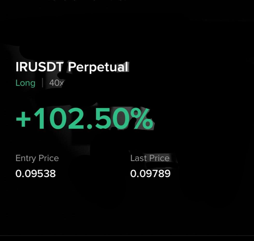$IR

TP1: 0.09680 ✅
$ASTER $ICP $ZK $ZEC $DASH $XPL $PENGU $TAO $COAI $BTC $DGB $VIRTUAL $HYPE $SOL $PUMP $ETH $TRUMP $ROSE