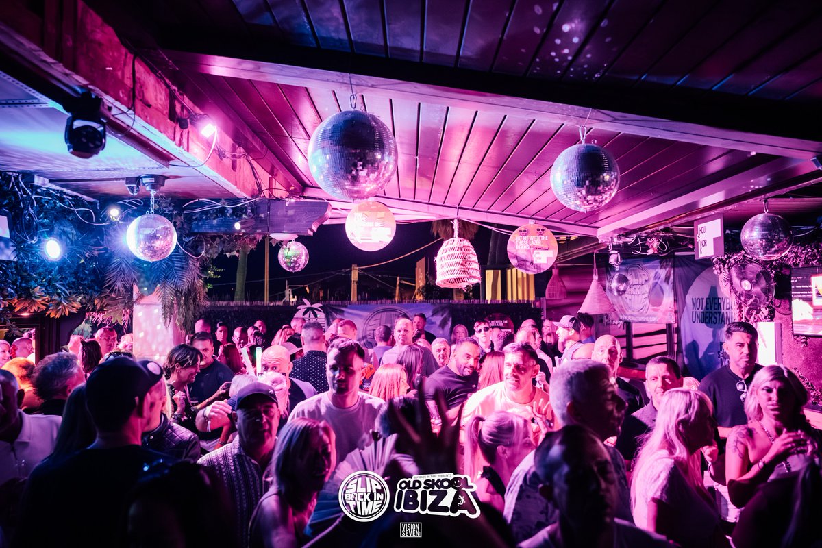 SlipBackInTime's tweet photo. Re-live those magical moments with us, feel that energy again, surround yourself with like-minded souls, let go, and dance like no one is watching! Everyone is welcome to a Slip Back In Time party!
@visionseven
#SBIT26 #SlipBackInTime #OldSkoolIbiza https://t.co/G9p8w33BCt