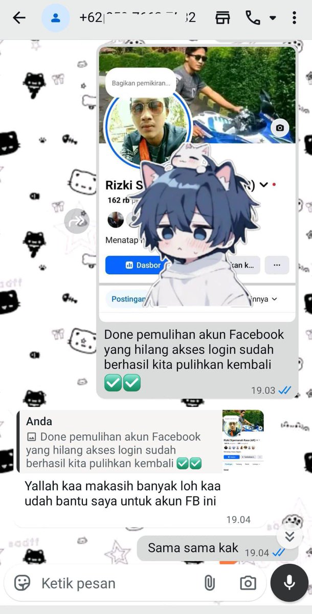 weavrying's tweet image. JASA pemulihan Akun &amp;amp; HAPUS AKUN 
Lacak lokasi, Hack 📲

FUL TESTIMONI ✅

~ Akun lupa password/ke hack 
~ Jasa sadap wa 
~ Jasa suspend / unsuspend akun 
~ Jasa hack &amp;amp; Pemulihan aku  

Tiktok, Gmail, Instagram, Twitter, Facebook,Telegram DLL 

Cek WhatsApp di Bio ☎️