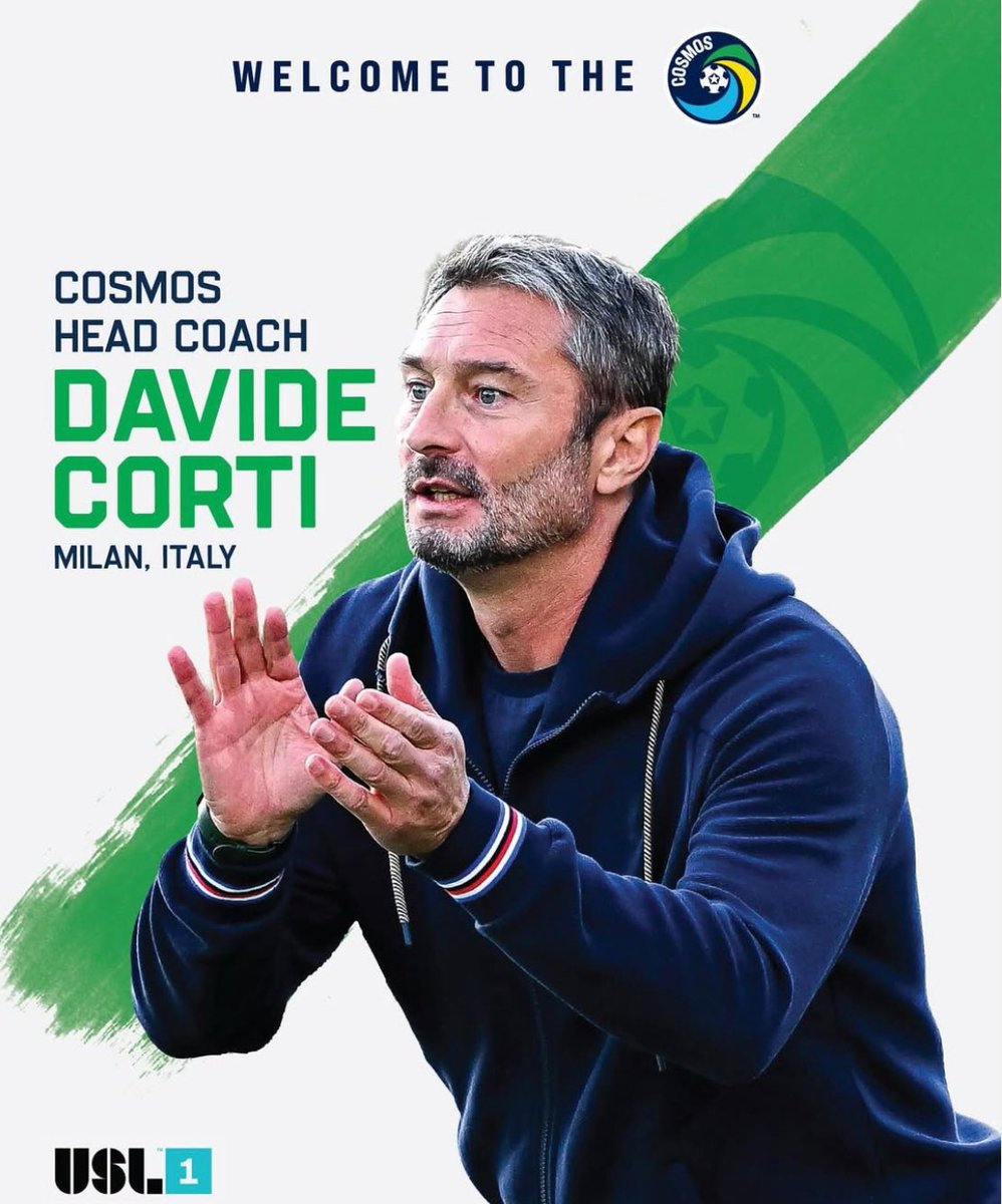 I’ll have <a href="/NYCosmos/">New York Cosmos</a> Head Coach Davide Corti on my show today at 11:25am.
