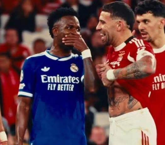 Vini also covered mouth in the same game. Does that mean he is also a racist?