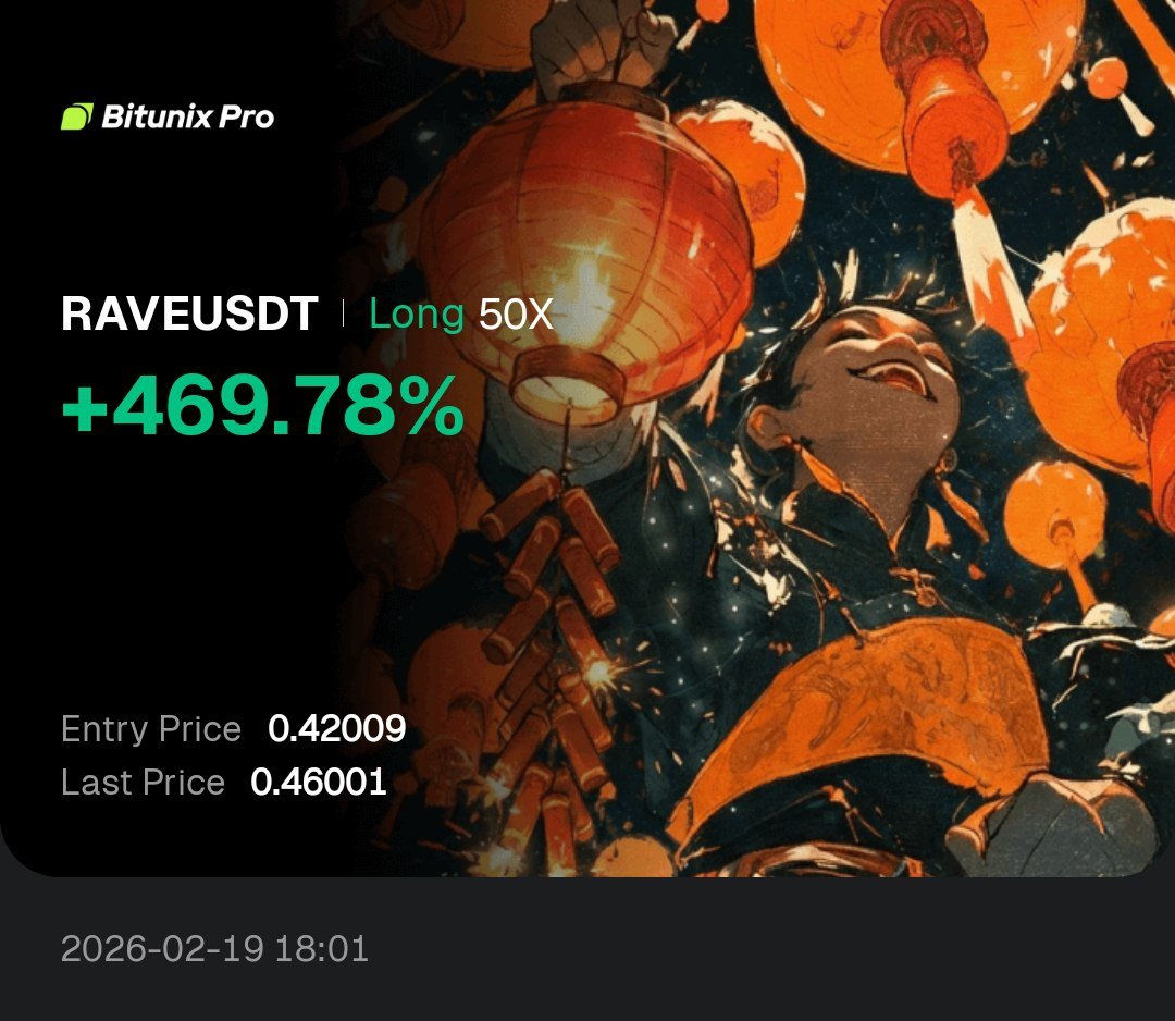 $RAVE

TP2: 0.46 ✅
$ASTER $ICP $ZK $ZEC $DASH $XPL $PENGU $TAO $COAI $BTC $DGB $VIRTUAL $HYPE $SOL $PUMP $ETH $TRUMP $ROSE