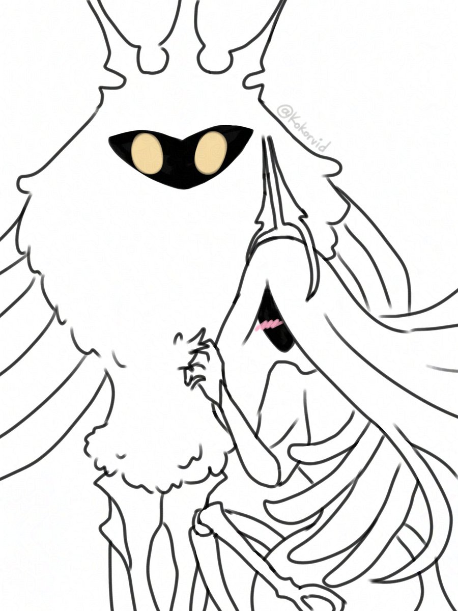 my stupid crackship doodles that i drew while ago
#hollowknight #silksong