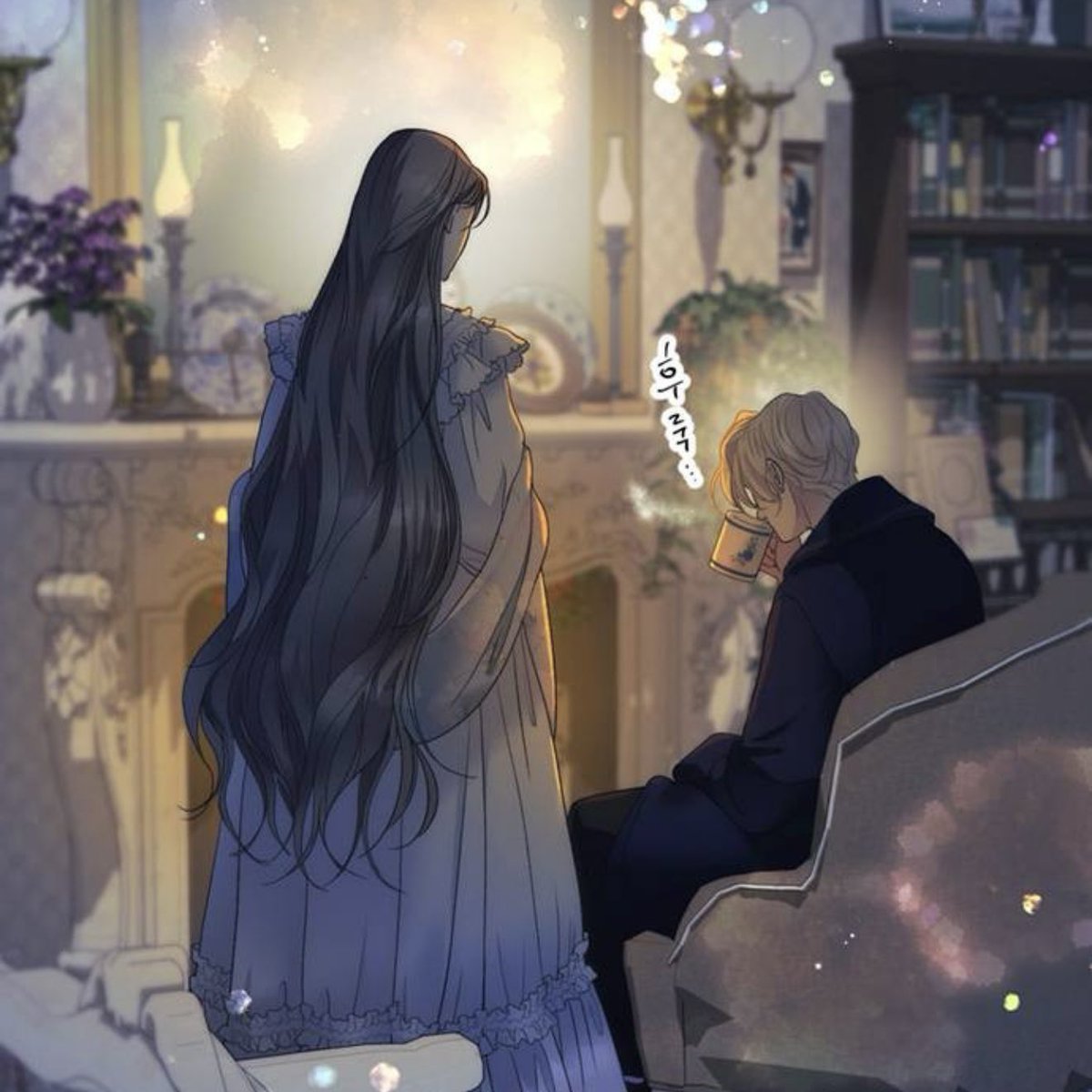 ctrl_ally's tweet photo. Erna: Please, go inside, get yourself warmed up and into some dry clothes. I will get you a bath ready if you wish. If you're still cold, add some more alcohol, it'll warm you up, It's still too cold in your room, so you should stay here a little longer.

#TheProblematicPrince https://t.co/wc1TzdUVbJ