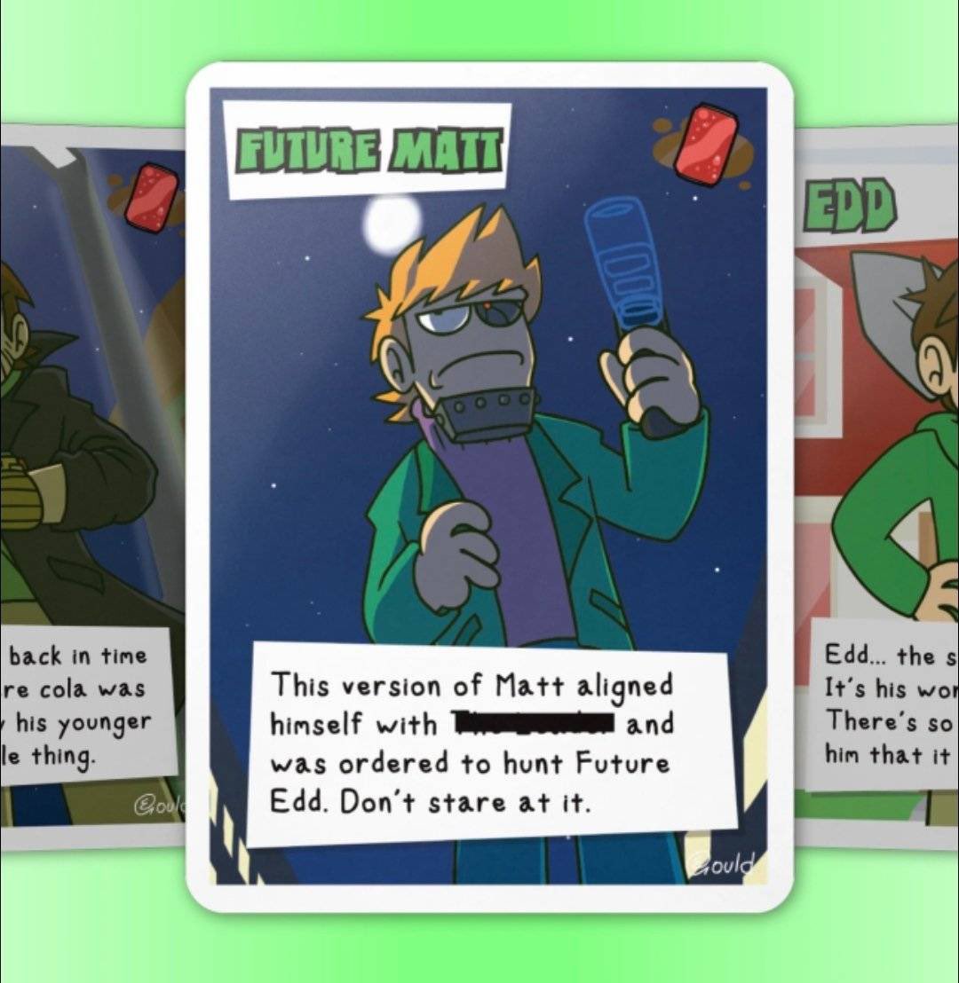 The matt cards are adorable, HE LOOKS SO CUTEE
#eddsworld