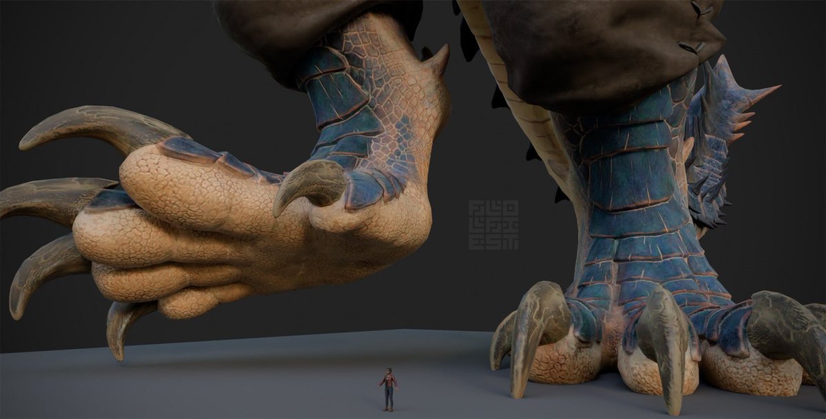 I gave big dragon husband clothes.