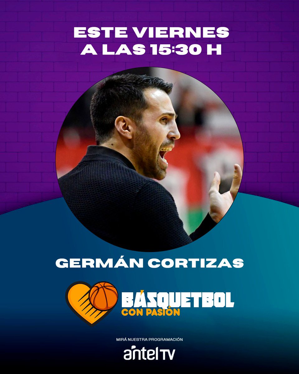 Este viernes: 15:30 h 🔥

Entrevista con Germán Cortizas en <a href="/BCPasion/">Básquetbol Con Pasión</a> 🏀

▶️ Mirá el estreno en nuestro canal de YouTube
➡️ Disfrutá FIX en Antel TV