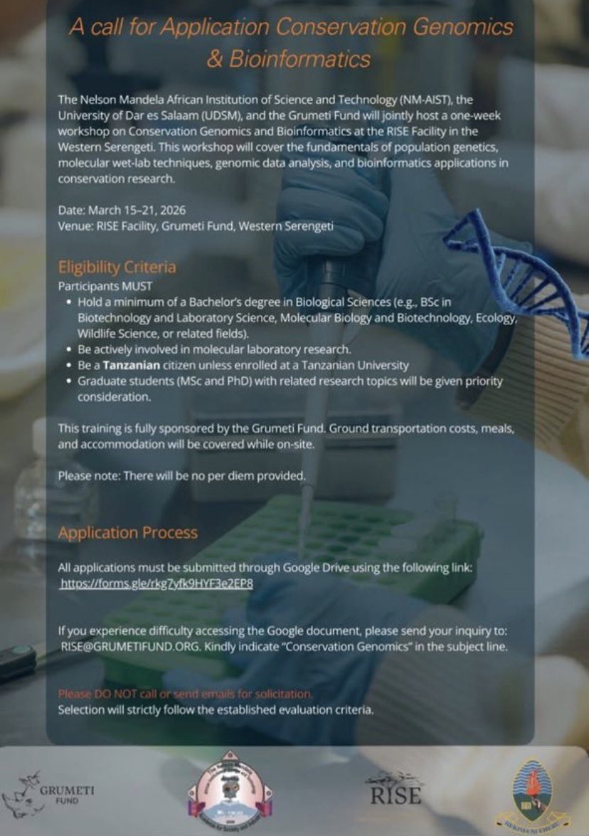 Biotechnology Society of Tanzania tweet media