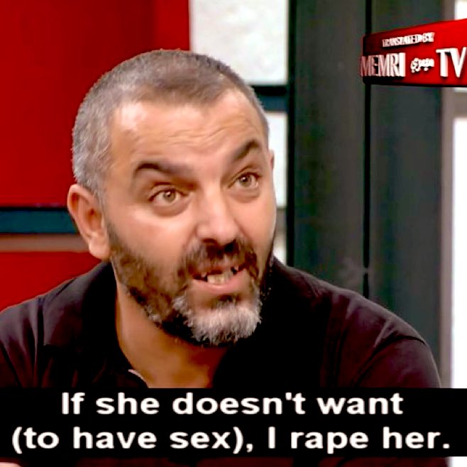This special program on wife-beating in Islam was broadcast by Lebanese TV. One of the "experts," named Ahmad, demonstrated on a doll how he worships Allah (God of Islam) by beating his wife according to Islamic teachings (i.e., when she does not fulfill his needs and demands).