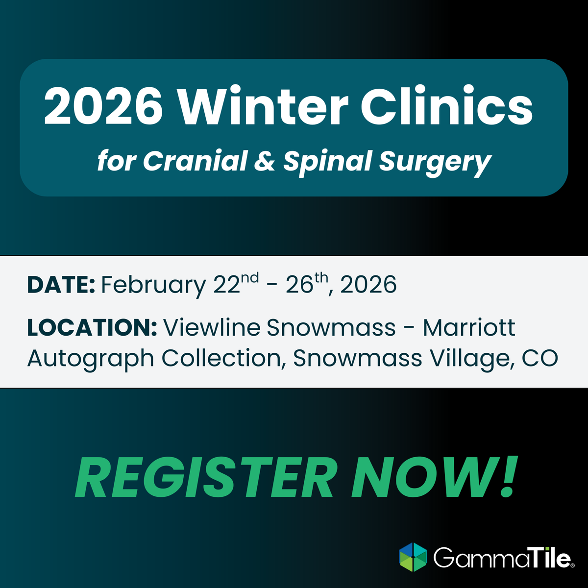 GammaTile by GT Medical Technologies, Inc. tweet media