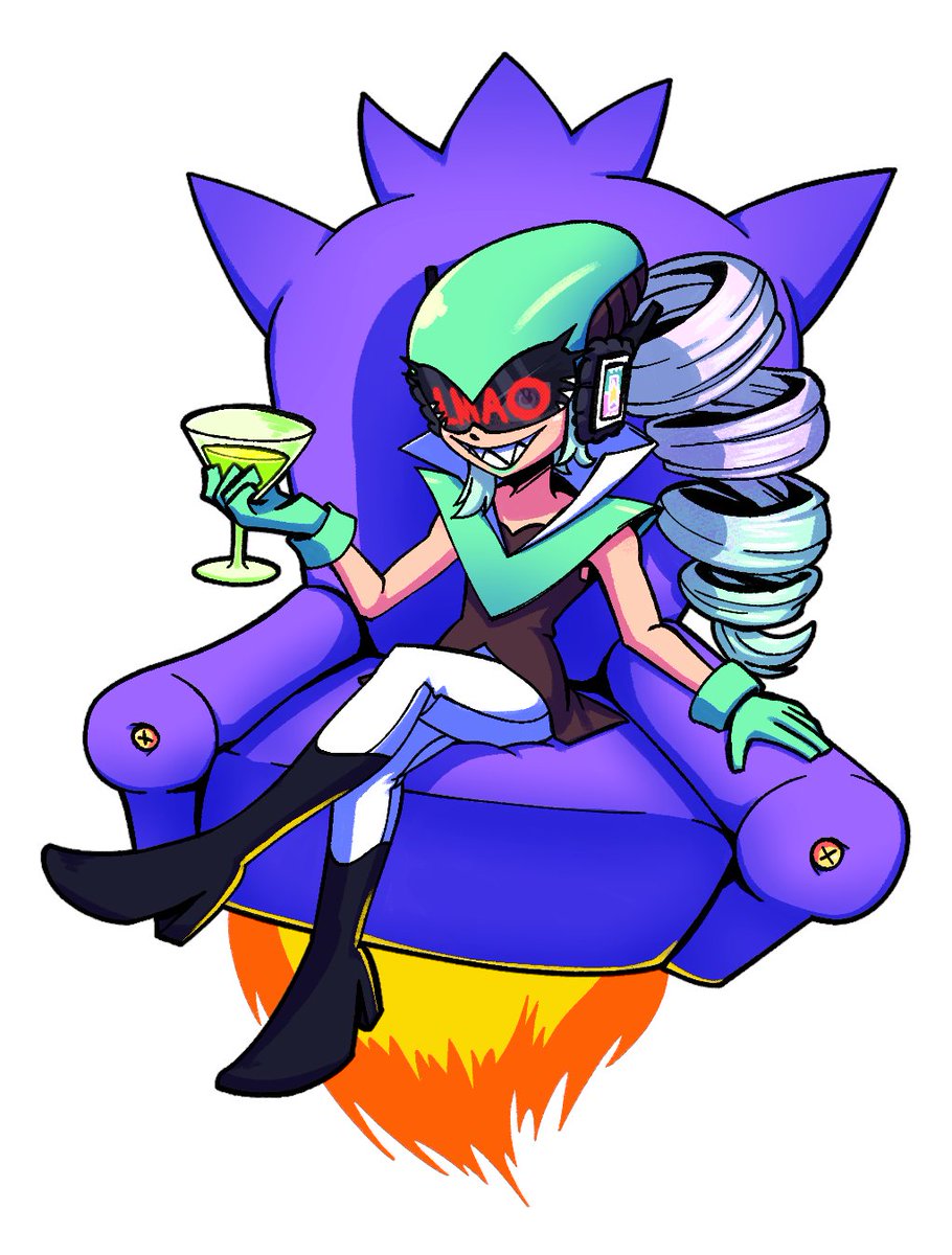 deltarune chapter 2 but again!!! art by @Potterzilla u know where