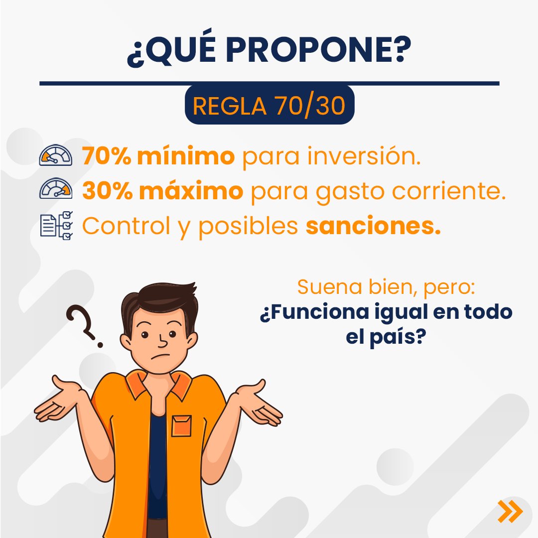 somos1ec's tweet photo. ¿Más inversión o menos autonomía?

La reforma al COOTAD plantea la regla 70/30.
Suena bien.

Pero la pregunta clave es:
¿Funciona igual en todo el país?

Desliza y revisa los puntos clave.

#COOTAD https://t.co/ryZHM8v02Z