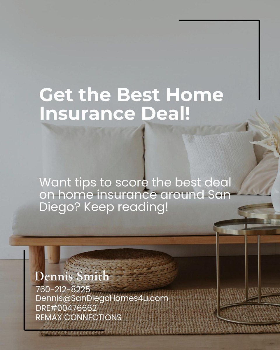 sandiegohomes4u's tweet image. Want the best deal on home insurance around San Diego? Gather these essential papers: your insurance claims history, home details like size &amp;amp; year built, plus any upgrades or safety features. Ready for competitive quotes? #HomeInsuranceTips