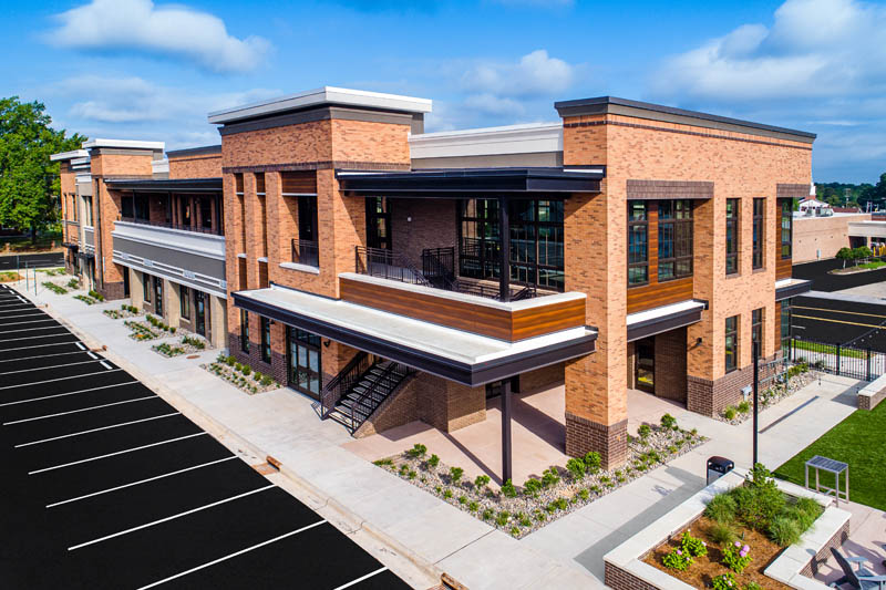 1,319 SF of second floor space is available for lease at The Perch development. Call today for more details!