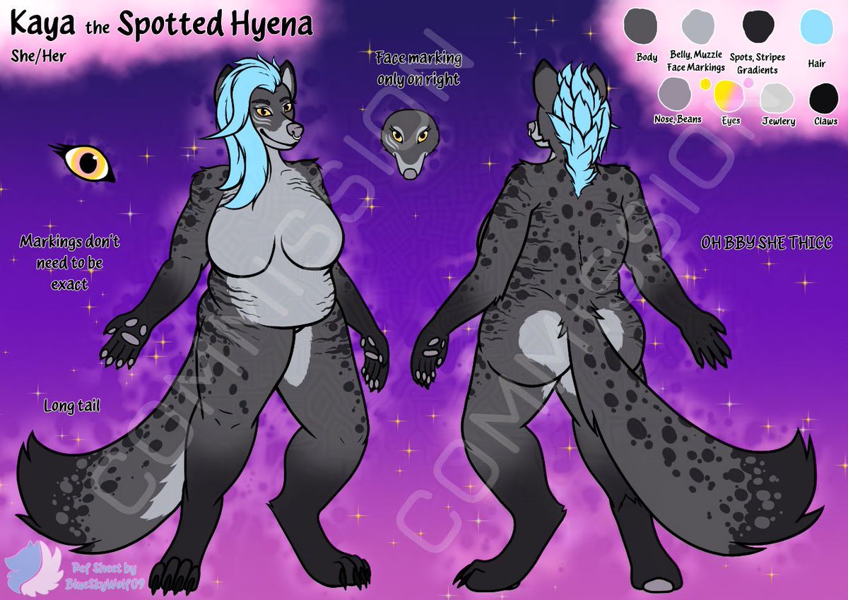 SWolfCreations's tweet image. I had a great time working on this ref sheet for Boopies! It was fun to come up with a design together!

#furry #furryart #furries #furryartist #art #refsheet #hyena #spottedhyena