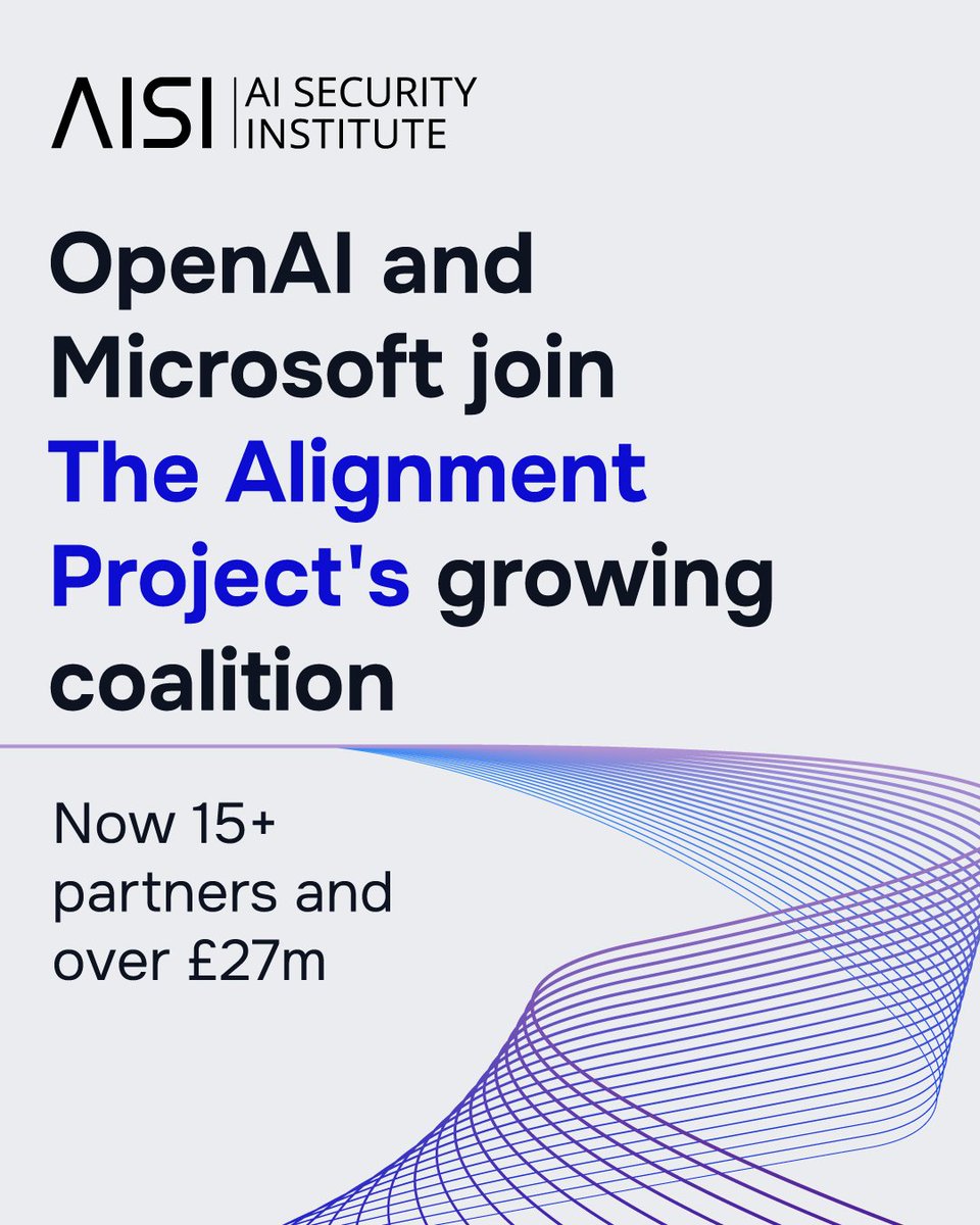 英国AISIが25年7月に始めたAlignment Projectへの最初の60件の助成金が