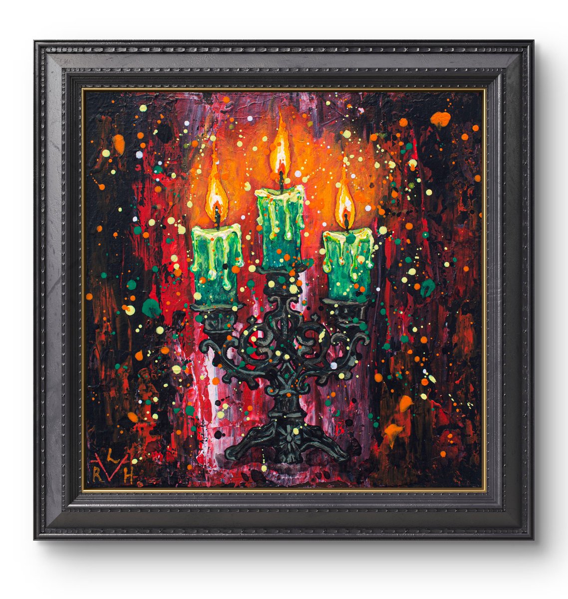 I’m starting this day with AOB🟧 and the symbolism of green candles.

 Ordinal + physical painting🕯️🖌️

"Close to the Flame"
Sketchbook Collection