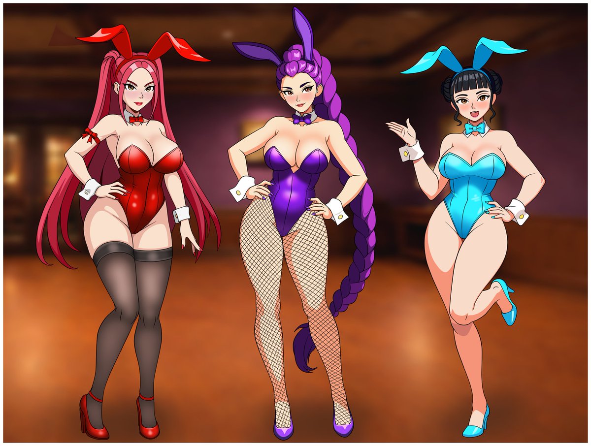 Bunny HUNTR/x 🐰

Featuring my girls Mira ❤️, Rumi 💜 and Zoey 💙

Thank you for all the support in the series! Now tell me, which one is your fav? 
#KPOPDEMONHUNTERS