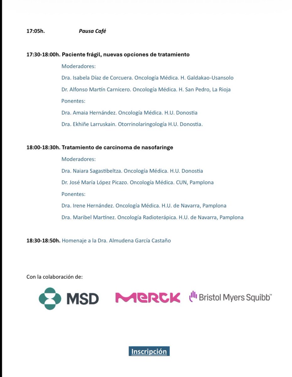 Oncología Médica | HUN-NOU tweet media