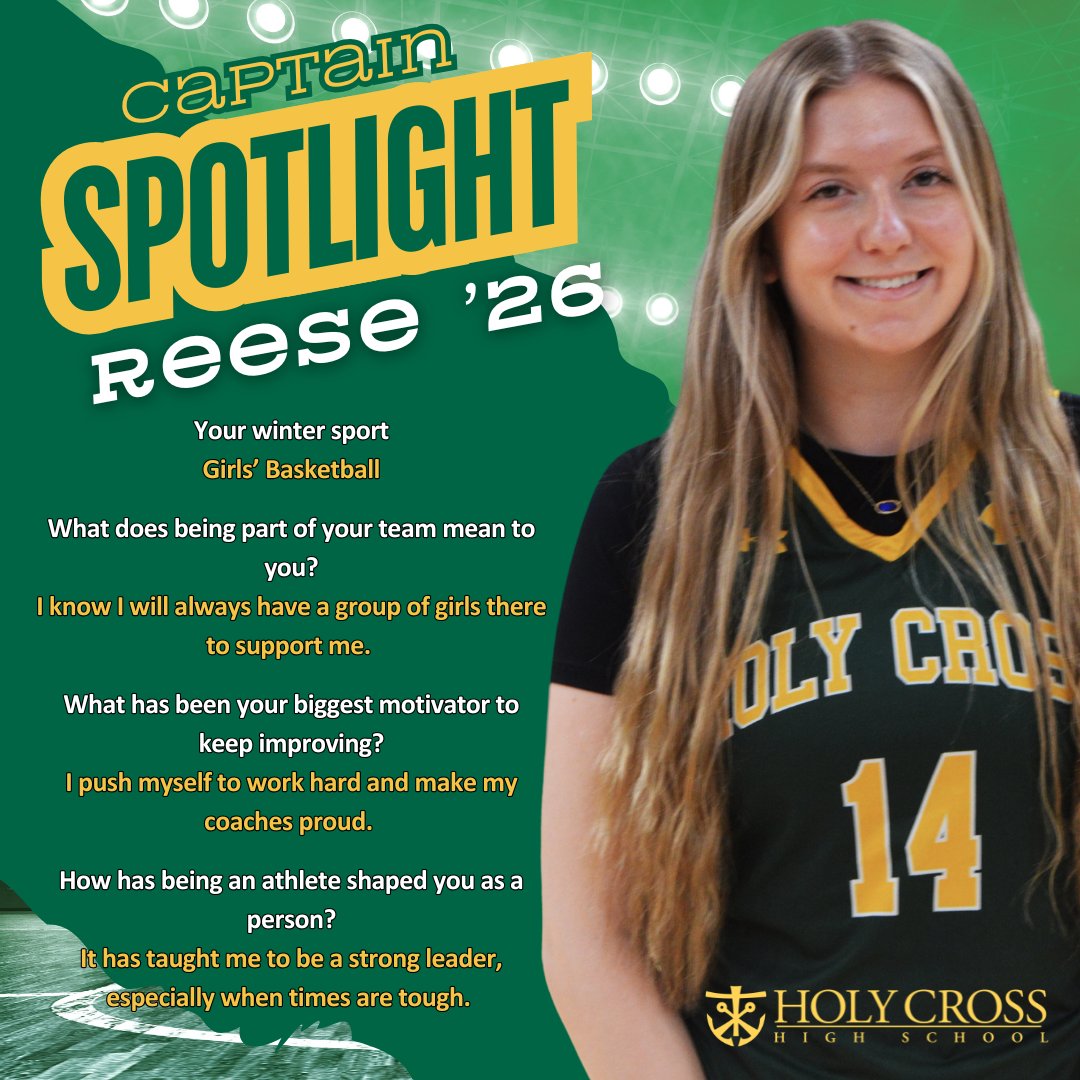 holycrosswtbyct's tweet photo. Meet the Captains of our Girls' Basketball Team - Quinn '26 &amp; Reese '26! https://t.co/O15VJYHt1I