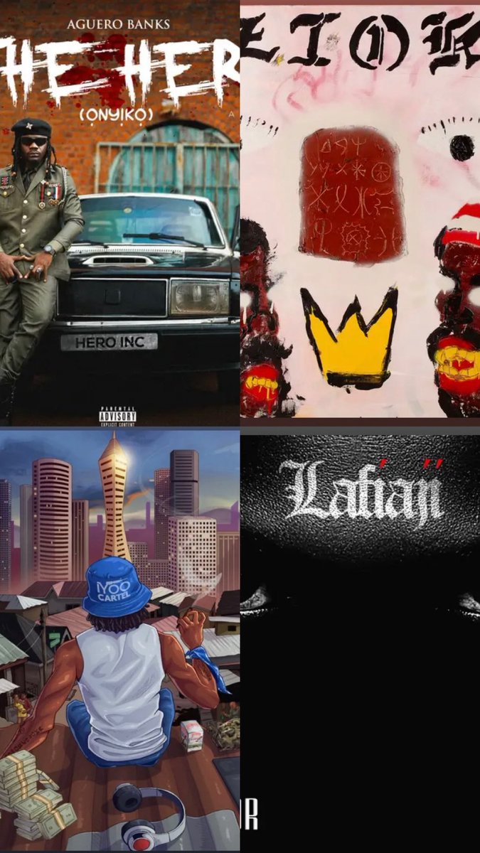 Hiphop album you’re to pick 3 albums here.