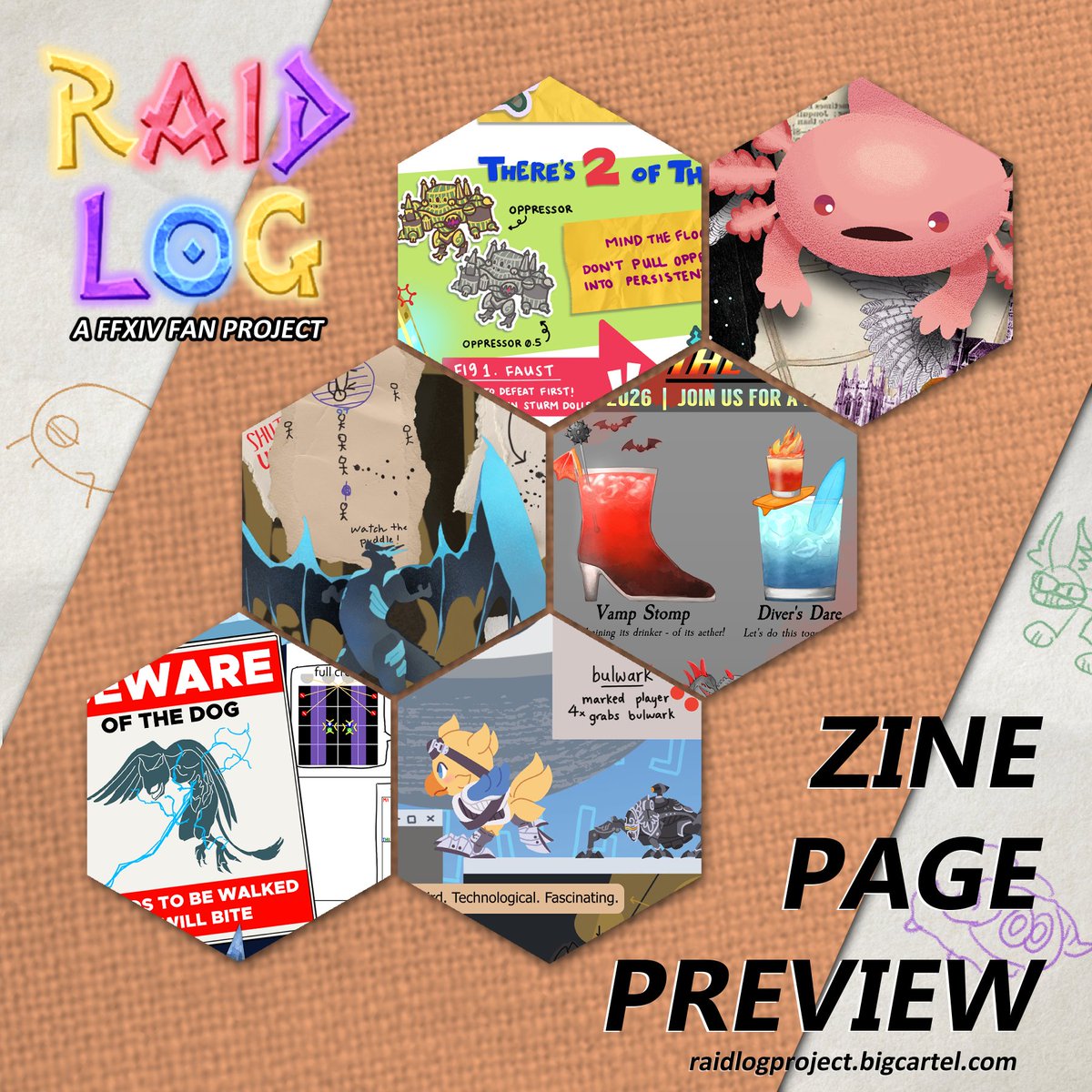 RaidLog Project (FFXIV Fan Zine) tweet media