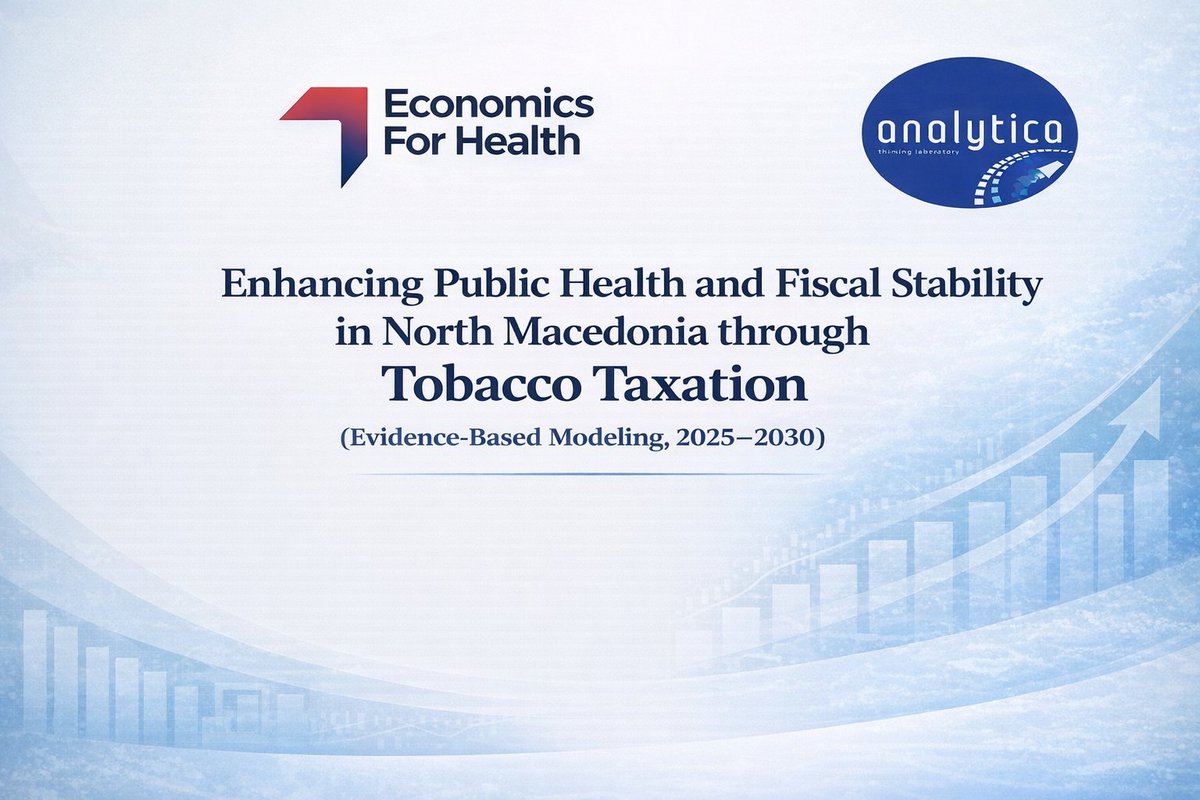 New Policy Brief (2025–2030)
Annual cigarette excise increases of 6% or 12% both raise revenues and reduce consumption.

12% delivers ~9% more revenue
Up to 1,500 lives/year could be saved by 2030
Excise must outpace income &amp; inflation.
🔗 shorturl.at/4Oqre