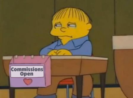 The artist experience of retweeting yourself daily to get at least 1 commission for the month xd