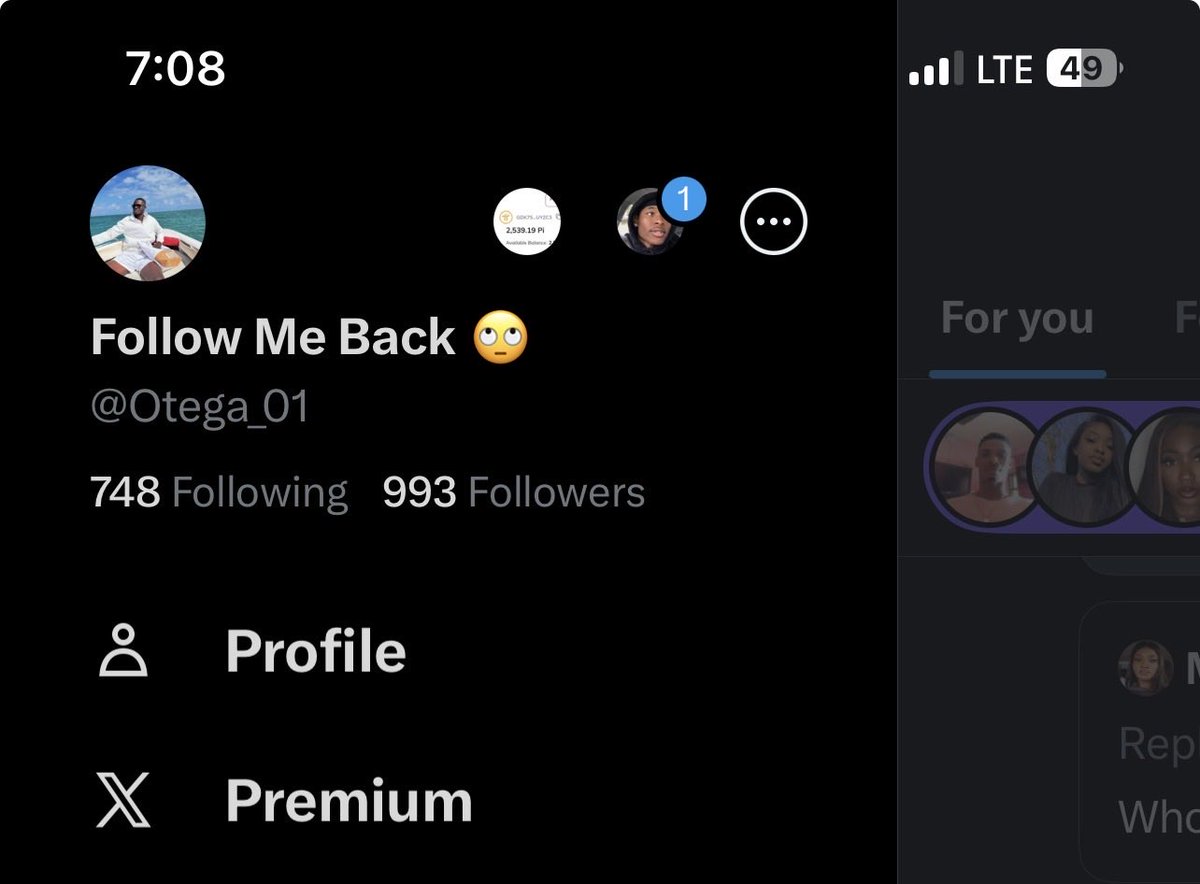 Nah from notification bar I dey follow back, try me. 🙂‍↔️😹