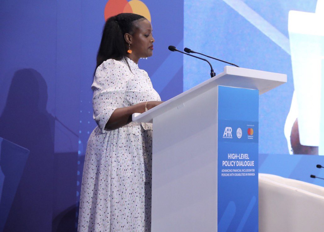 rwanda_on's tweet photo. The Chairperson of RPIA , Vice-Chair and Board Secretary  participated in a High-Level Policy Dialogue on Advancing Financial Inclusion for Persons with Disabilities in Rwanda convened by Mastercard Foundation, NUDOR and Access to Finance Rwanda . https://t.co/96MRC7MC17