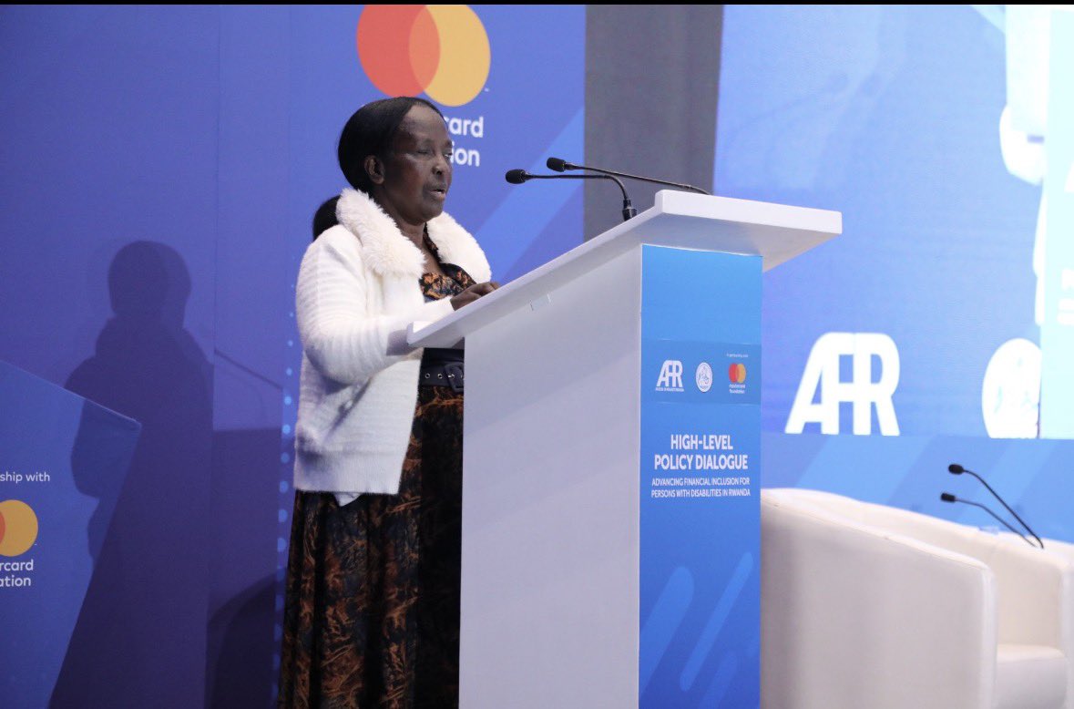 rwanda_on's tweet photo. The Chairperson of RPIA , Vice-Chair and Board Secretary  participated in a High-Level Policy Dialogue on Advancing Financial Inclusion for Persons with Disabilities in Rwanda convened by Mastercard Foundation, NUDOR and Access to Finance Rwanda . https://t.co/96MRC7MC17