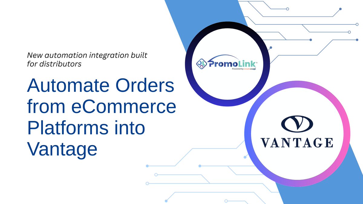 PromoLink × Vantage now enables distributors to move orders from e-commerce platforms directly into production, reducing manual work and improving accuracy.

Interested in seeing how it works?

🔗 7100415.hs-sites.com/promolink-vant…