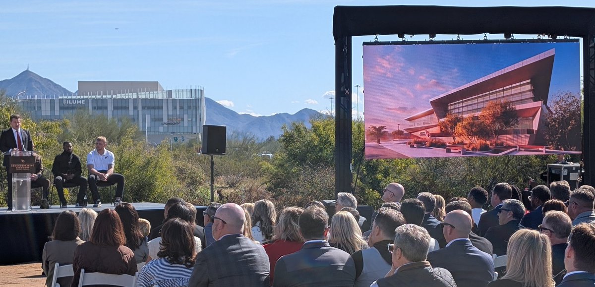 PaulCalvisi's tweet image. First look at new #AZCardinals Performance Center circa 2028.  #TickTock